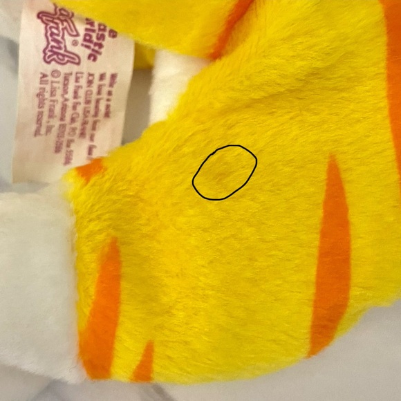 VTG Lisa Frank Sunflower Kitten beanie plush - SWT - Picture 8 of 8